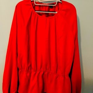 Red blouse. Never worn